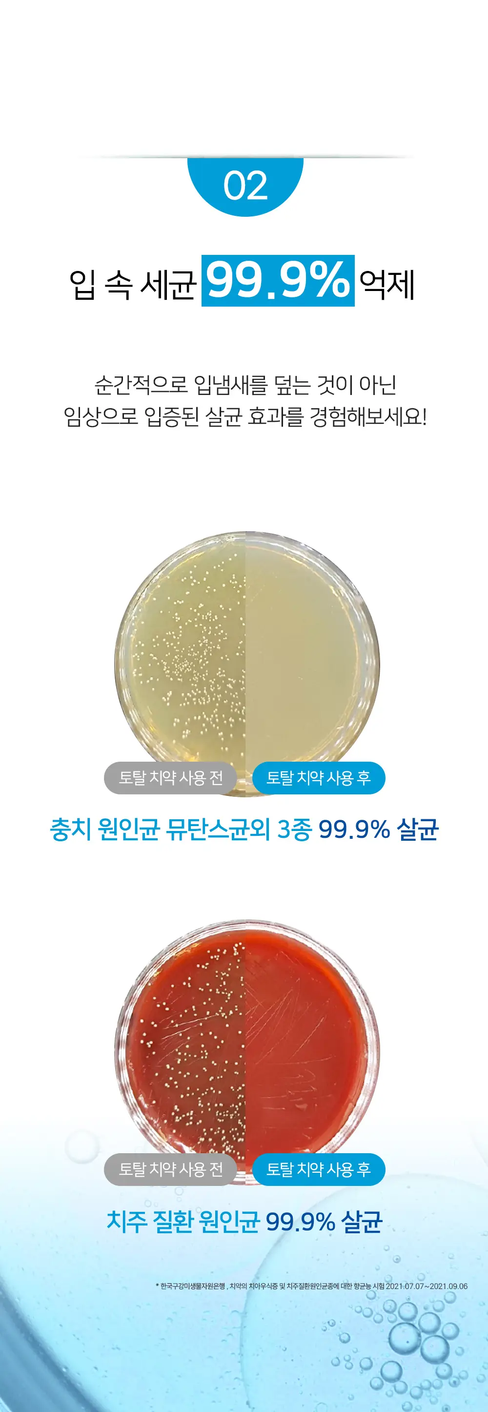 [NEW] 콜게이트 토탈 치약 프로페셔널클린 110g 상세페이지 3